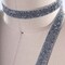 2 Yards Silver Glitter Elastic Trim 5/8" Stretchy Headband Elastic